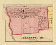 Greenupsburg, Kentucky, 1877 - Upper Ohio River and Valley Atlas - Old Map Custom Reprint - USA Regional 191