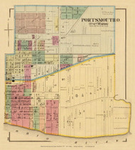 Portsmouth, Ohio - 5th, 6th & 7th Wards, 1877 - Upper Ohio River and Valley Atlas - Old Map Custom Reprint - USA Regional 196