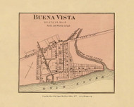BuenaVista, Ohio, 1877 - Upper Ohio River and Valley Atlas - Old Map Custom Reprint - USA Regional 198 199