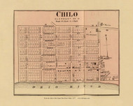 Chilo, Ohio, 1877 - Upper Ohio River and Valley Atlas - Old Map Custom Reprint - USA Regional 214 215