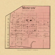 Moscow, Ohio, 1877 - Upper Ohio River and Valley Atlas - Old Map Custom Reprint - USA Regional 220