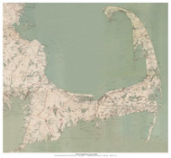Cape Cod 1891 Walker - Old Map Custom Print