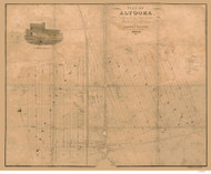 Altoona 1874 - Old Map Reprint PA Cities