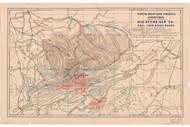 Big Stone Gap ca. 1892 -  - Old Map Reprint - Virginia Cities