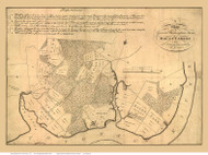 Mount Vernon 1801 - General Washington's Farm - Old Map Reprint - Virginia Cities