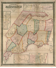 Barnstable 1856 - Old Map  Barnstable County - Massachusetts Cities Other