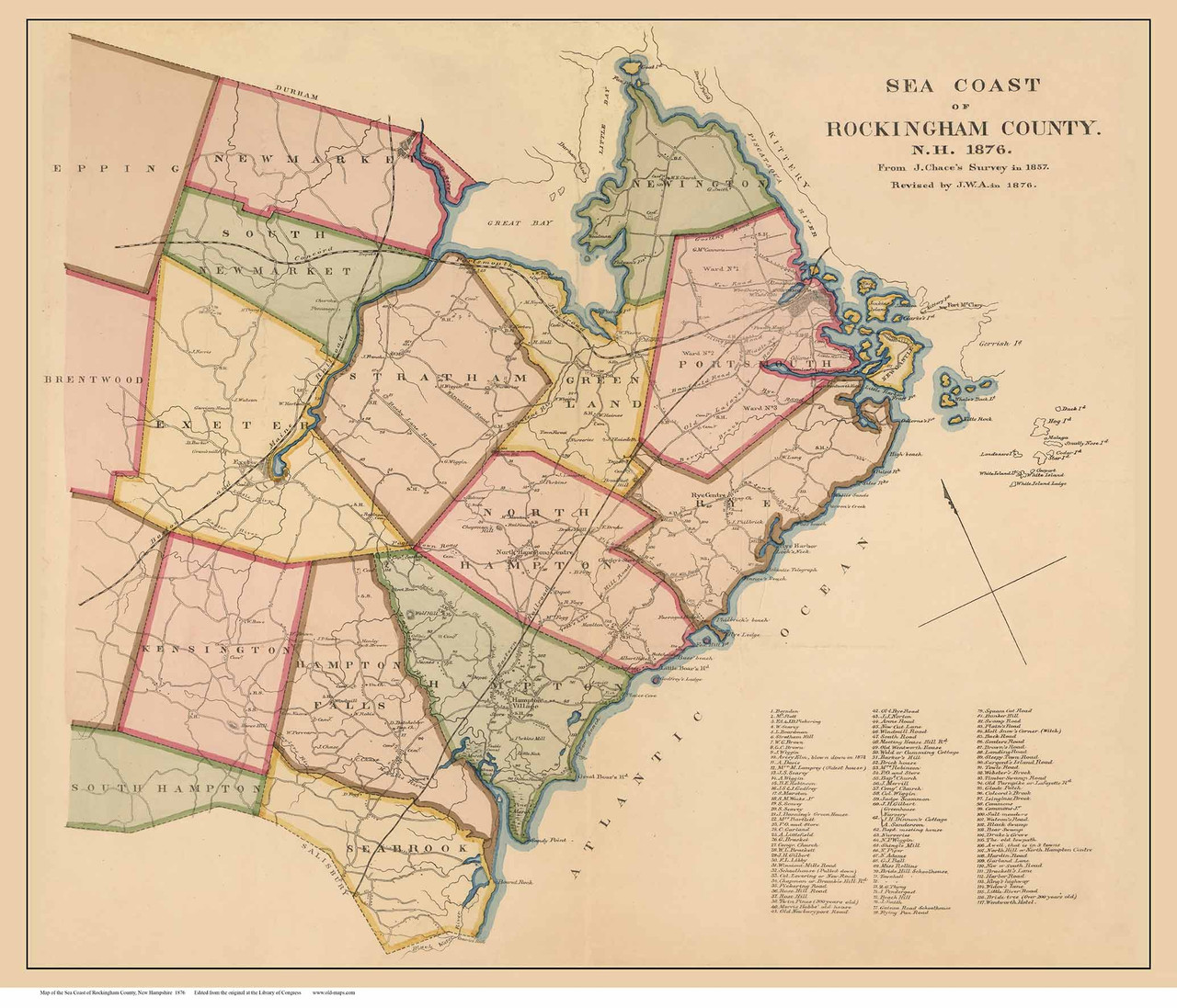 Historic Map : States of Mississippi and Louisiana, 1857, Vintage Wall Art