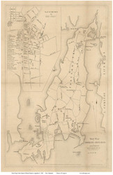 Newport 1849 Hammett - Old Map Reprint - Rhode Island Cities
