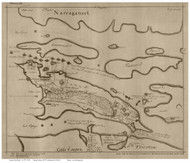 Newport ca 1778 Unknown - Old Map Reprint - Rhode Island Cities
