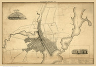Providence 1823 Anthony - Old Map Reprint - Rhode Island Cities