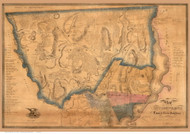 Providence 1835 Lockwood - Old Map Reprint - Rhode Island Cities