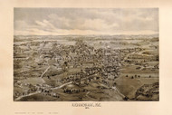 Kennebunk, Maine 1895 Bird's Eye View