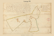 Cambridge, Massachusetts 1795 Old Town Map Reprint - Roads Place Names  Massachusetts Archives