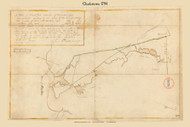 Charlestown, Massachusetts 1794 Old Town Map Reprint - Roads Place Names  Massachusetts Archives