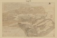 Harpswell, Maine 1795 Old Town Map Reprint - Roads Place Names  Massachusetts Archives