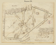Westminster, Massachusetts 1795 Old Town Map Reprint - Roads Place Names  Massachusetts Archives
