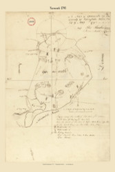 Yarmouth, Massachusetts 1795 Old Town Map Reprint - Roads Place Names  Massachusetts Archives