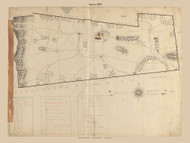 Amherst, Massachusetts 1830 Old Town Map Reprint - Roads Place Names  Massachusetts Archives