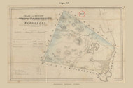 Arlington, Massachusetts 1830 Old Town Map Reprint - Roads Place Names  Massachusetts Archives