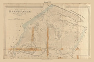Barnstable, Massachusetts 1831 Old Town Map Reprint - Roads Place Names  Massachusetts Archives