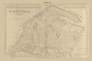 Barnstable (Digitally Restored), Massachusetts 1831 Old Town Map Reprint - Roads Place Names  Massachusetts Archives