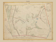 Bolton, Massachusetts 1830 Old Town Map Reprint - Roads Place Names  Massachusetts Archives
