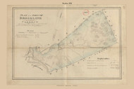 Brookline, Massachusetts 1830 Old Town Map Reprint - Roads Place Names  Massachusetts Archives