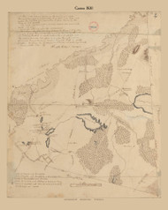 Canton, Massachusetts 1830 Old Town Map Reprint - Roads Place Names  Massachusetts Archives