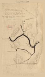 Zoar (part of Charlemont), Massachusetts 1839 Old Town Map Reprint - Roads Homeowner Names Place Names  Massachusetts Archives