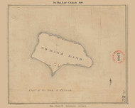 Chilmark, Massachusetts 1830 Old Town Map Reprint - Roads Place Names  Massachusetts Archives