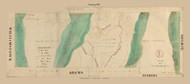 Clarksburg, Massachusetts 1830 Old Town Map Reprint - Roads Place Names  Massachusetts Archives