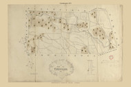 Cummington (Digitally Restored), Massachusetts 1831 Old Town Map Reprint - Roads Place Names  Massachusetts Archives