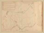 Dracut, Massachusetts 1831 Old Town Map Reprint - Roads Homeowner Names Place Names  Massachusetts Archives