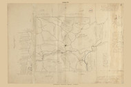 Grafton (Digitally Restored), Massachusetts 1831 Old Town Map Reprint - Roads Place Names  Massachusetts Archives
