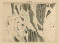 Great Barrington, Massachusetts 1830 Old Town Map Reprint - Roads Place Names  Massachusetts Archives