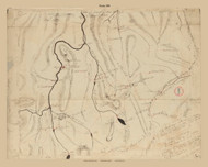 Hawley, Massachusetts 1831 Old Town Map Reprint - Roads Place Names  Massachusetts Archives