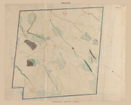 Hubbardston, Massachusetts 1831 Old Town Map Reprint - Roads Place Names  Massachusetts Archives
