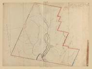 Lanesborough, Massachusetts 1830 Old Town Map Reprint - Roads Place Names  Massachusetts Archives