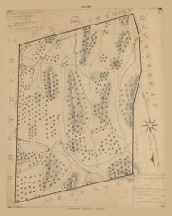 Leverett, Massachusetts 1830 Old Town Map Reprint - Roads Place Names  Massachusetts Archives