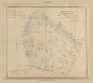 Lexington, Massachusetts 1830 Old Town Map Reprint - Roads House Locations Place Names  Massachusetts Archives