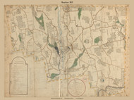 Royalston, Massachusetts 1831 Old Town Map Reprint - Roads Homeowner Names Place Names  Massachusetts Archives