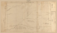 Sandisfield "Skeleton Plan", Massachusetts 1830 Old Town Map Reprint - Roads Place Names  Massachusetts Archives