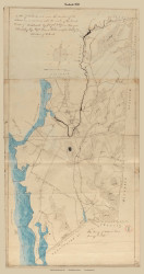 Seekonk, Massachusetts 1831 Old Town Map Reprint - Roads Homeowner Names Place Names  Massachusetts Archives