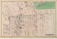 Flatbush Village, New York 1873 Old Town Map Reprint - Kings Co. (LI)