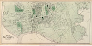 Flushing Village (Western Part) - Flushing, New York 1873 Old Town Map Reprint - Queens Co. (LI)