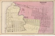 Ravenswood - Long Island City, New York 1873 Old Town Map Reprint - Queens Co. (Suffolk Atlas)