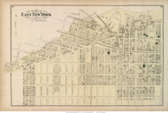 East New York (1 of 3) - New Lots, New York 1873 Old Town Map Reprint - Kings Co. (Suffolk Atlas)