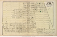 East New York (2 of 3) - New Lots, New York 1873 Old Town Map Reprint - Kings Co. (Suffolk Atlas)