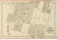 East New York (3 of 3) - New Lots, New York 1873 Old Town Map Reprint - Kings Co. (Suffolk Atlas)