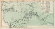 Glen Cove - Oyster Bay, New York 1873 Old Town Map Reprint - Queens Co. (Suffolk Atlas)